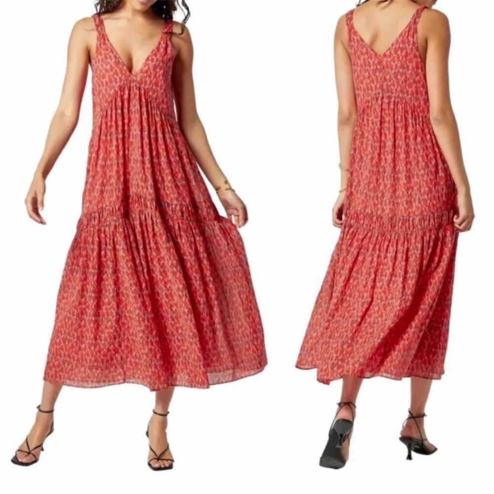NWT Joie Tea Rose Maxi Dress 100% Cotton Size Small